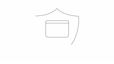 Yükselen bir grafiği gösteren, güvenli yatırım artışı ve finansal performansı sembolize eden bir kalkan.