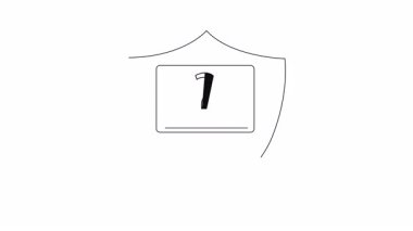 Bilgisayar ekranında siber güvenlik kaygıları ve belirsizlikleri temsil eden bir soru işaretini gösteren kavramsal bir video..