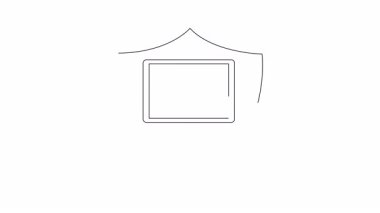 Bir dijital kalkan, çevrimiçi tehdit ve kırılganlıklara karşı siber güvenlik ve veri korumasını sembolize ederek bir dizüstü bilgisayar ve akıllı telefonu koruyor.