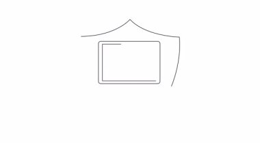 Kalkanın içindeki dizüstü bilgisayar dijital güvenliği, veri korumasını ve siber güvenliği sembolize eder. Çevrimiçi güvenlik ve güvenli bilgisayar uygulamaları için ideal.