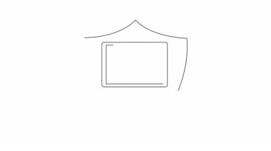 Su damlası olan bir kalkanın içindeki dizüstü bilgisayarın canlandırılmış ikonu dizüstü bilgisayarların su hasarına karşı korunmasını temsil ediyor..