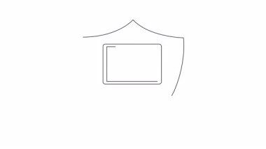 Çevrimiçi flört güvenliğini temsil eden, romantizm ve ilişkilerin dijital manzarasında gezinirken koruma ve güvenliği vurgulayan kavramsal bir illüstrasyon.