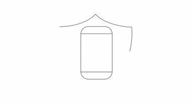 Güvenli aşkın dijital çağdaki sembolik bir temsili. Koruyucu kalkan içindeki mobil bir cihaza kalp şeklinde bir kilit takılmış..