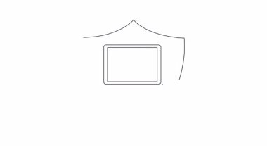 Giysi simgesini gösteren bir dizüstü bilgisayar, güvenli çevrimiçi alışveriş ve moda alışverişleri için veri korumasını sembolize eden bir kalkan tarafından korunuyor..