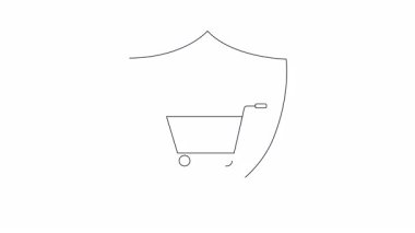 İşlemler ve veriler için zamana duyarlı korumayı vurgulayan güvenli çevrimiçi alışverişin görsel temsili.