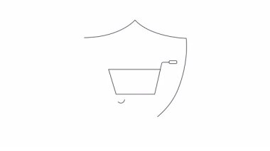 Canlı kalkan simgesi güvenli online alışverişi sembolize ediyor. E-ticaret, güvenlik ve güvenle ilgili içerik için ideal. Kullanıcı güvenini artırır ve korumayı iletir.