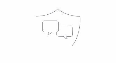 Mali veri ve belgeleri koruyan bir kalkanın kavramsal illüstrasyonu, iş ve teknolojide veri güvenliği ve mahremiyeti vurguluyor.