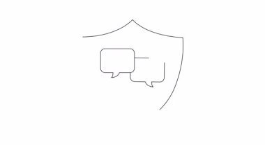 Mali varlıkları koruyan, güvenlik ve yatırım korumasını sembolize eden bir kalkanın kavramsal animasyonu. Finans, sigorta ve yatırım temaları için ideal.