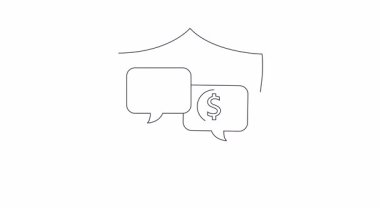 Makaslı bir kalkan ve dolar işareti ekonomik risklere karşı mali güvenliği, maliyeti azaltmayı ve korumayı sembolize eder.