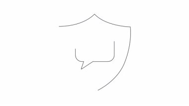 Havacılık güvenlik kalkanı konsepti. Güvenlik önlemlerini, korumayı ve güvenli hava yolculuğunu simgeler. Havacılık, seyahat ve güvenlikle ilgili içerik için ideal.