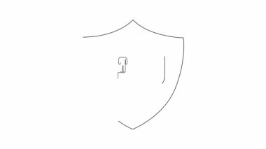 Kariyer büyümesinin bir kalkan tarafından korunmasının görsel bir temsili, profesyonel gelişimde güvenliği ve ilerlemeyi simgeliyor..