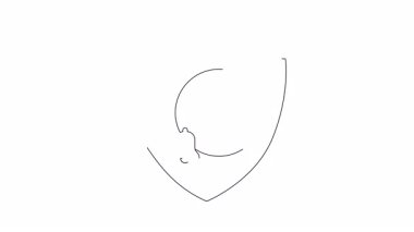 Kalkanın içinde hilal ve çan barındıran minimalist bir sanat animasyonu. Fantezi, güvenlik ve rüyalarla ilgili konular için mükemmel.