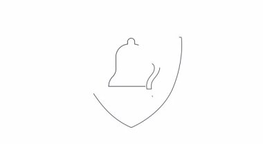 Sistem bildirimleri ve potansiyel savunmasızlıklar hakkında belirsizliği simgeleyen bir soru işareti içeren bir güvenlik uyarı simgesi. Güvenlik farkındalığı içeriği için ideal.