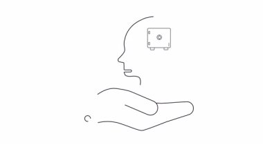 Elinde bir çip olan yapay zekanın kavramsal çizimi. Teknoloji, yenilik ve geleceği temsil eder..