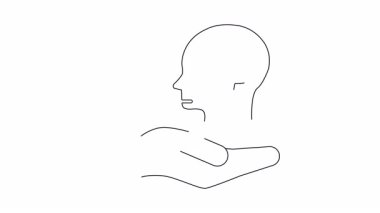 Tüketici psikolojisini temsil eden basit bir çizim, içinde alışveriş arabası olan bir beyni tutan bir el..