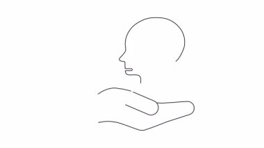 Bilgi yönetimi ve bilişsel süreçleri sembolize ederek, insan zihnindeki veri depolamasının kavramsal illüstrasyonu.