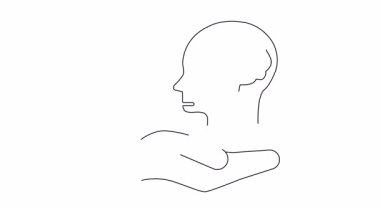 İçinde kredi kartı ikonu olan bir eli tutan bir elin kavramsal illüstrasyonu, mali zihniyeti ve tüketiciliği temsil ediyor..