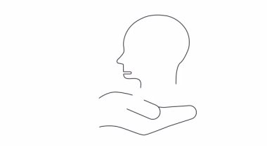 Stratejik düşüncenin kavramsal çizimi. İnsan kafasının içinde bir satranç şövalyesi, planlama ve desteği sembolize ediyor..