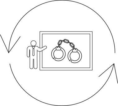 İllüzyon, ceza adalet sisteminin döngüsel doğasını tasvir ediyor, kanun uygulama, tutuklama ve topluma yeniden kazandırma potansiyeline odaklanıyor.