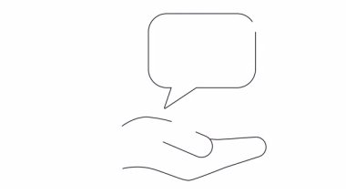 Bir el, cazibeyi sembolize eden bir konuşma balonunda mıknatıs sunar. İş, pazarlama ve kişisel gelişim içeriği için ideal.