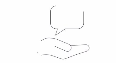 Yemek pişirme konsepti çizimi olan bir el ikonu. Yemek blogları, tarif siteleri ya da mutfak temalı projeler için mükemmel.