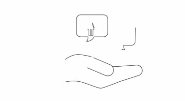 Cinsiyet farkı kavramını sembolize eden, eşit ücret teklif eden bir el resmi..