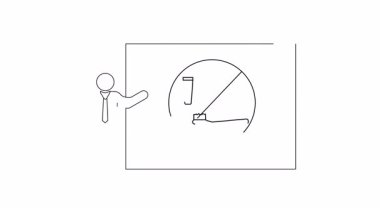 Etkili diş hijyeni için diş fırçasına diş macunu sürmenin doğru yolunu açıklayan sunucuyu gösteren bir çizim.