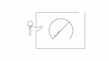 Şiddete karşı politika üzerine bir sunum, bir yasaklama işareti ile boks eldivenleri ile sembolize edilmiş, çatışma çözümünün önemini vurgulayan.