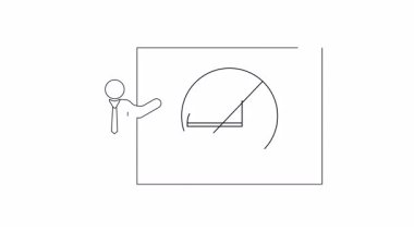 Bıçak emniyeti ile ilgili bir sunum slaytı çizilmiş bir bıçağın görsel temsili ile sunuluyor..