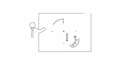 Zaman yönetimi kavramlarının görsel bir temsili, sanatsal yaratıcılığı yapılandırılmış programlama ile harmanlamak. Sunumlar ve eğitim materyalleri için ideal.