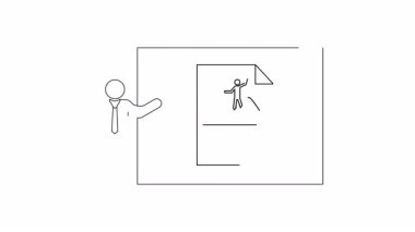 Bir iş adamı, başarı ve hedefleri gösteren bir başarı öyküsü sunar. İş, eğitim ve motivasyon içeriği için ideal.