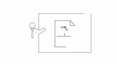 Rüzgâr enerjisi üzerine bir sunum, görsel bir yardımla temiz güç çözümleri sergiliyoruz. Açıklık için çizilmiş illüstrasyon biçimi.