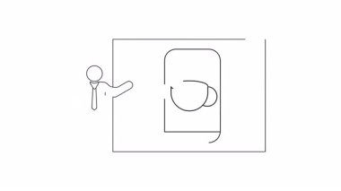 Tasarımı ve kullanıcı arayüzü sergilenen bir kahve uygulamasının minimalist sunumu. Tasarım blogları, UI-UX vitrinleri ve teknik sunumlar için mükemmel..