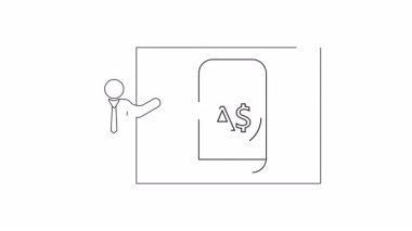 Modern kullanıcılar için mobil bankacılık özellikleri ve yatırım stratejilerine odaklanan bir finansal uygulamayı gösteren bir sunum. Açıklık için özet tasarım.