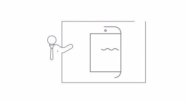 Mobil phishing tehditleri ve mobil kullanıcılar için siber güvenlik bilincinin önemini gösteren bir sunum slaytı.