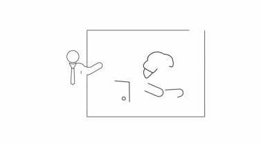 Kruvasanın yer aldığı, gıda endüstrisini sembolize eden, strateji, pazarlama ve ürün geliştirmeye odaklı bir iş sunumu.