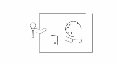 Piyasa stratejisi ve gıda endüstrisi eğilimlerini sembolize eden bir donut sunumu. Kavramları görsel olarak bağdaştırmak için ideal.