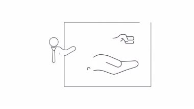 El hareketleriyle ilgili bir sunum, iş iletişimi, vücut dili ve sözlü olmayan ipuçlarına odaklanma. Açık ve kapalı el pozisyonları örnekleri içerir.