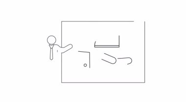 El güvenliği hakkında bir sunum, kesme araçları ve bir elin resimlerinin yer aldığı, işyeri güvenliği ve farkındalığının vurgulandığı.