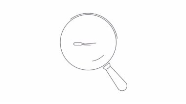 Diş fırçası olmayan bir ikonun basit bir animasyonu, diş sağlığı yasağını sembolize ediyor. Oral hijyen ve sağlık hakkında eğitim içeriği için ideal.