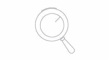 İlaç yerine büyüteç, tıbbi muayeneyi ve incelemeyi sembolize ediyor. Sağlık, ilaç ve refah içeriği için idealdir..