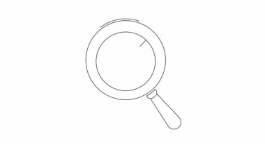 Zorlukları ve olası çözümleri vurgulamak için büyüteç kullanılarak problem çözmenin görsel bir temsili. Cevapları arama kavramı.