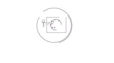 Bir çörek sunumunun kavramsal ana hatları büyüteç altında detaylı analizi ya da incelemeyi sembolize eder..