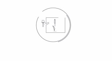 Bir büyüteç bitki yaşamının bir sahnesine odaklanır, muhtemelen bir bitki bilimi sunumu veya çalışmasıdır..