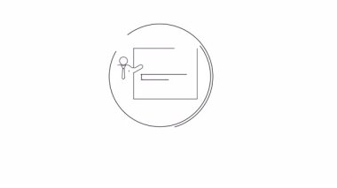 Bir büyüteç, iş analizini ve detaylı incelemeyi sembolize eden bir kişinin sunumuna odaklanır. İnceleme ve araştırma için mükemmel..