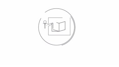 Bir eğitim ikonunun, bir büyüteç altında öğrenme ve bilgi edinme kavramını araştıran detaylı bir analizi..