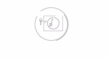 Büyüteç altındaki bir sunum analizi, incelemeyi ve detaylı incelemeyi sembolize eder. Araştırma, araştırma ve eleştirel değerlendirme için ideal.