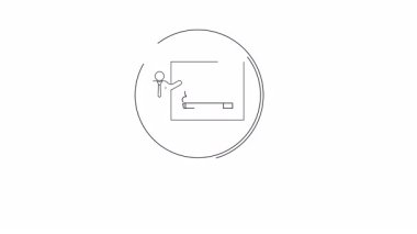 Sigara içme eğitimi sunumunun büyütülmüş bir görünümü, tütün kullanımının tehlikelerini ve sağlık risklerini vurguluyor. Halk sağlığı için önemli bir mesaj.