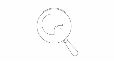 Bir büyüteçle kamera merceğinin yakından görüntüsü, fotoğrafçılığın hassasiyetini ve detaylarını vurguluyor..