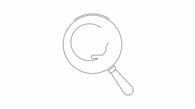 Bir büyüteç saat animasyonlu paketleri inceler, zamana duyarlı teslimatları ve dikkatli incelemeleri simgeler..